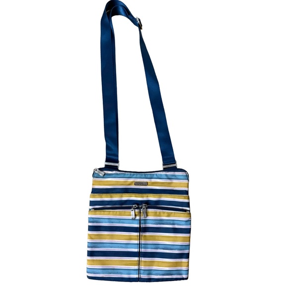 Baggallini Handbags - BAGGALLINI Striped Crossbody Purse/Handbag/Travel Organizer